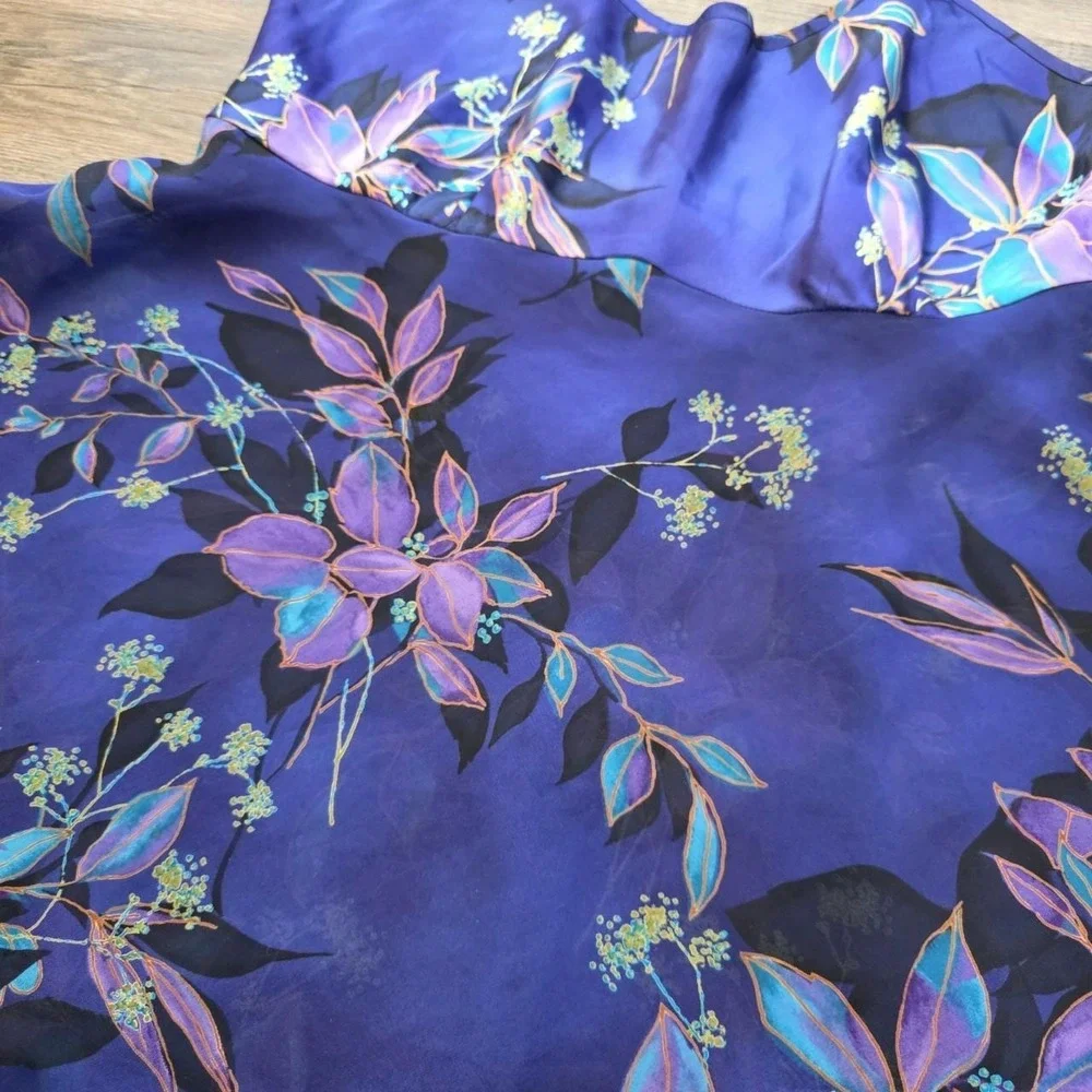 Vintage Blue Fairy Babydoll Slip Dress. Size Medium <3